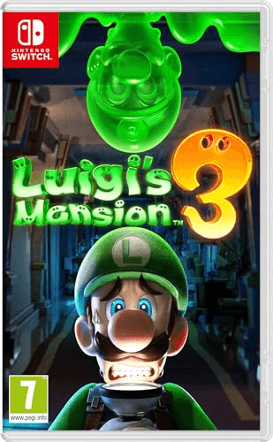Carátula de LUIGI'S MANSION 3 Nintendo Switch Carátula de LUIGI'S MANSION 3 Nintendo Switch