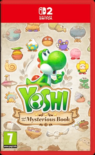 Carátula de Yoshi and the mysterious book - Nintendo Switch 2