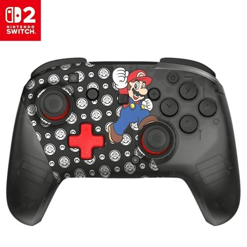 Carátula de Turtle Beach Rematch Super Mario Jump Mando de juego inalámbrico para Nintendo Switch 2 Carátula de Turtle Beach Rematch Super Mario Jump Mando de juego inalámbrico para Nintendo Switch 2