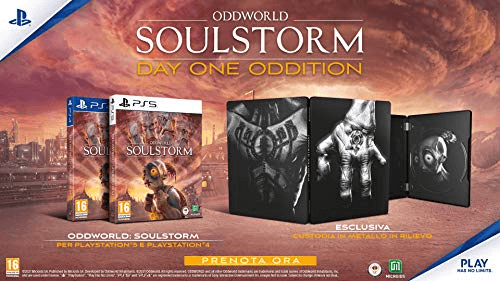 Carátula de Oddworld Soulstorm: Day One Oddition para PlayStation Carátula de Oddworld Soulstorm: Day One Oddition para PlayStation