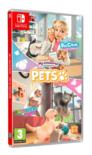 Carátula de My Universe - Pets Edition: Clinic Cats & Dogs/Chiens & Chats Importación - Nintendo Switch