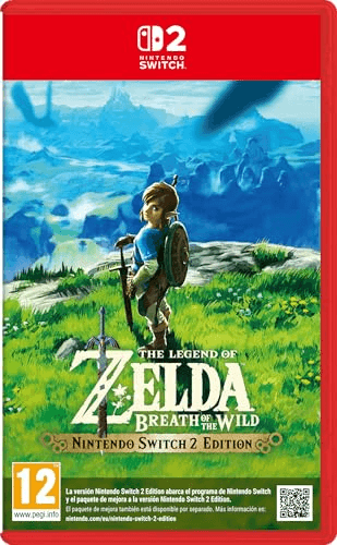 Oferta para el producto Zelda Breath of the Wild - Nintendo Switch 2 Edition por solo 69.99€ Carátula de Zelda Breath of the Wild - Nintendo Switch 2 Edition