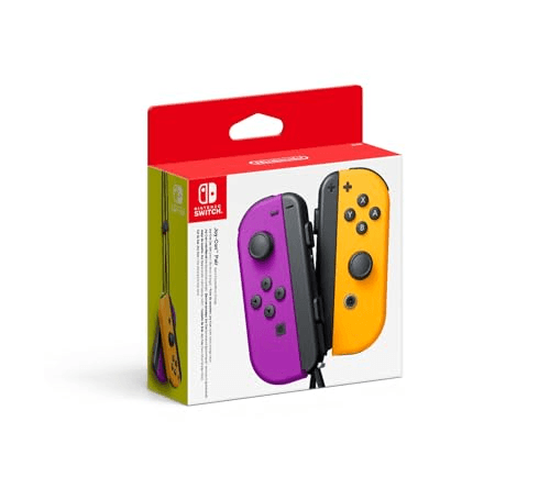 Oferta para el producto Joy-Con (set Izda/Dcha) Morado Neón/Naranja Neón para Nintendo por solo 77.99€ Carátula de Joy-Con (set Izda/Dcha) Morado Neón/Naranja Neón para Nintendo