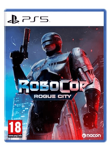 Carátula de RoboCop: Rogue City (PS5) Importación UK en castellano para PlayStation