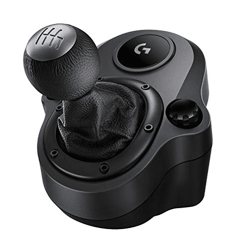 Carátula de Logitech G Driving Force Palanca de Cambio para Volantes de Carreras G29, G920 y G923, 6 Velocidades, Marcha Atrás a… para Multiplataforma
