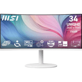 Carátula de MSI Modern MD342CQPW Monitor Curvo de 34" UWQHD 1500R, Panel VA 3440 x 1440, 21:9, KVM, Pip/PBP, 120Hz, 300 nits, Anti-Glare, Altavoces Integrados, Ajustable en 3 direcciones, HDMI 2.0b