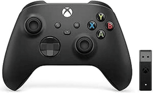 Carátula de Xbox Wireless Controller + Adaptador inalámbrico PC/Windows 10 para Multiplataforma