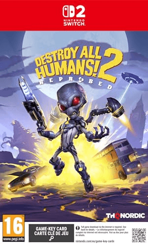 Carátula de Destroy All Humans! 2 - Reprobed - Switch 2 para Nintendo