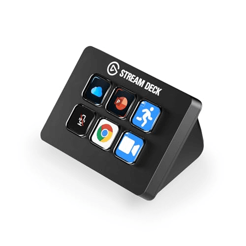 Carátula de Elgato Stream Deck Mini - Controlador para creación de contenido en directo con 6 teclas LCD personalizables, para Windows 10 y macOS 10.13 o posteriores, Negro para PC