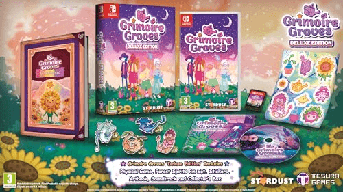 Carátula de Grimoire Groves Deluxe Edition (Switch) para Nintendo