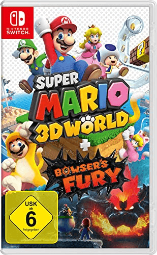 Carátula de Super Mario 3D World + Bowser's Fury für Nintendo Switch Importación alemana en castellano