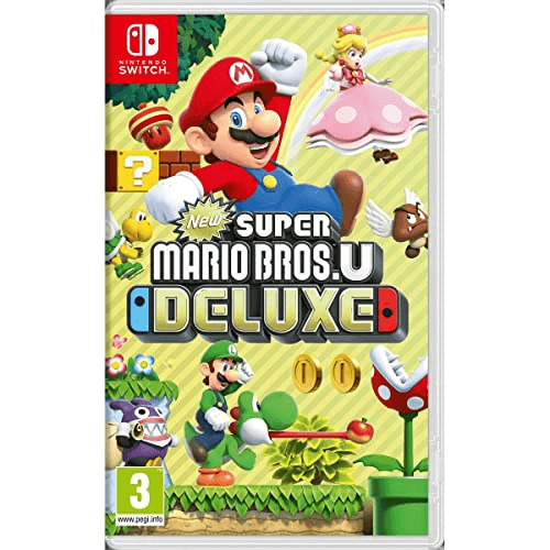 Carátula de New Super Mario Bros. U Deluxe - Nintendo Switch Carátula de New Super Mario Bros. U Deluxe - Nintendo Switch