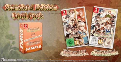 Carátula de Birushana: Rising Flower of Genpei & Winds of Fate – Dual Pack (Nintendo Switch) Carátula de Birushana: Rising Flower of Genpei & Winds of Fate – Dual Pack (Nintendo Switch)