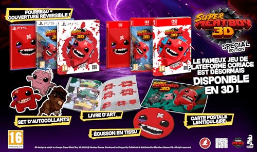 Carátula de SUPER MEAT BOY 3D SPECIAL EDITION - Nintendo Switch 2