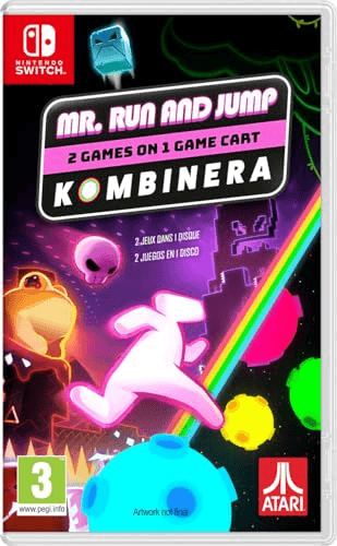 Carátula de MR. RUN & JUMP + KOMBINERA ADRENALINE - Nintendo Switch Carátula de MR. RUN & JUMP + KOMBINERA ADRENALINE - Nintendo Switch
