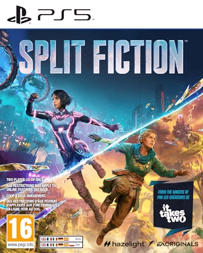 Carátula de Split Fiction PS5 para PlayStation Carátula de Split Fiction PS5 para PlayStation