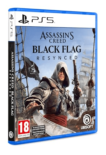 Carátula de Assassin's Creed Black Flag Re-Synced Standard Edition (PS5) para PlayStation