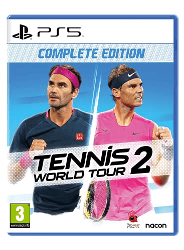 Carátula de Tennis World Tour 2 Complete Edition, PlayStation 5