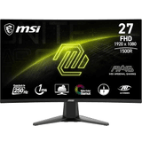 Carátula de MSI mag 27C6F Monitor Curvo Gaming FHD de 27", 1500R 1920 x 1080 Panel VA rápido, 180 Hz / 0,5 ms (GtG, mín.), Sincronización adaptativa, DP 1.2a, HDMI CEC