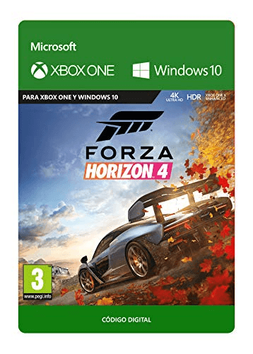 Oferta para el producto Forza Horizon 4 | Xbox / Win 10 PC - Código de descarga para Multiplataforma por solo 69.99€ Carátula de Forza Horizon 4 | Xbox / Win 10 PC - Código de descarga para Multiplataforma