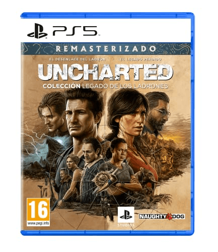 Carátula de Uncharted: Colección legado de los ladrones PS5 para PlayStation