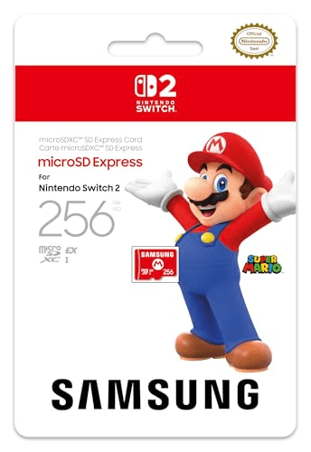 Oferta para el producto Samsung Micro SD Express Card 256GB Nintendo Switch 2 por solo € Carátula de Samsung Micro SD Express Card 256GB Nintendo Switch 2