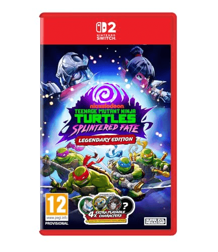 Carátula de Teenage Mutant Ninja Turtles: Splintered Fate - Legendary Edition - Switch 2 para Nintendo Carátula de Teenage Mutant Ninja Turtles: Splintered Fate - Legendary Edition - Switch 2 para Nintendo