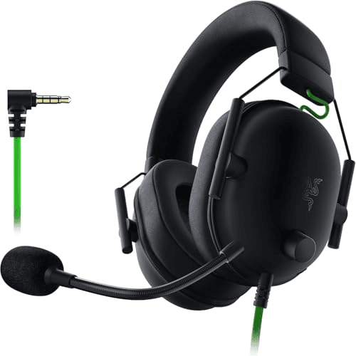Carátula de Razer BlackShark V2 X Auriculares para Juegos Esports, Cable con Controlador de 50 mm, Reducción de Ruido, para PC, Mac… para Multiplataforma