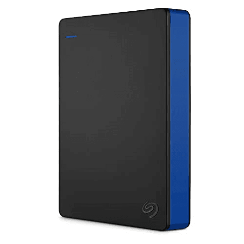 Carátula de Seagate Game Drive for PS4, 4 TB, Unidad de disco duro externa, HDD portátil, compatible con PS4 y PS5 (STGD4000400) para PlayStation