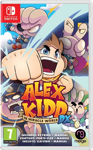 Carátula de Alex Kidd in Miracle World Dx para Nintendo