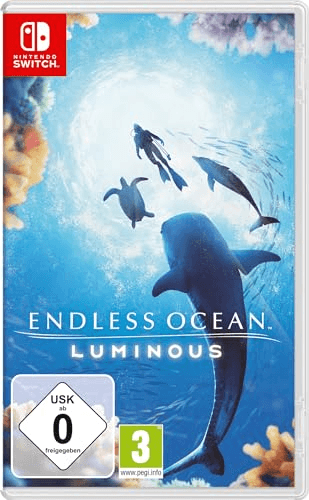 Carátula de Endless Ocean Luminous Importación alemana en castellano - Nintendo Switch