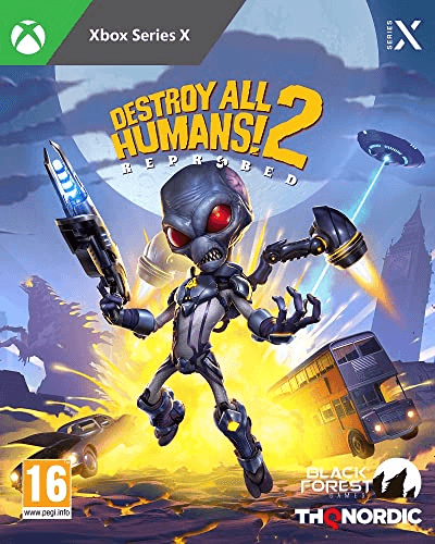 Carátula de Destroy all Humans 2 Reprobed - Xbox Series X Carátula de Destroy all Humans 2 Reprobed - Xbox Series X