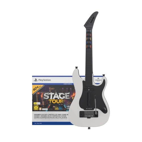 Carátula de Stage Tour Game + Kramer Wireless Guitar Controller Bundle para PlayStation 5 Carátula de Stage Tour Game + Kramer Wireless Guitar Controller Bundle para PlayStation 5