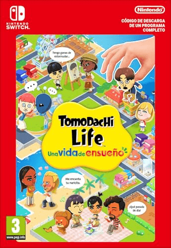Carátula de Tomodachi Life: Una vida de ensueño Standard | Nintendo Switch - Código de descarga