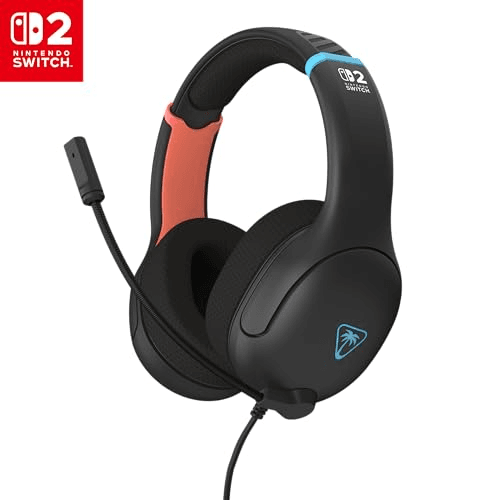 Carátula de Turtle Beach Airlite Fit Gris carbón - Auriculares de Juego con Cable para Nintendo Switch 2