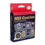 Carátula de Posavasos Retro NES Nintendo - Set de 8 Posavasos Oficiales con Juegos Clásicos, Regalo para Gamers