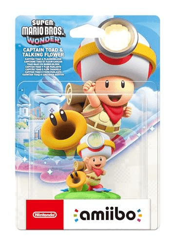 Carátula de amiibo Captain Toad - Super Mario Bros. Wonder Nintendo Switch