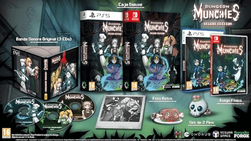 Carátula de Dungeon Munchies Deluxe Edition - Nintendo Switch