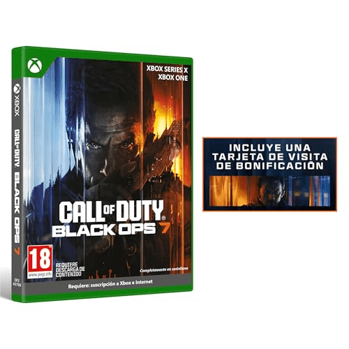 Carátula de Call of Duty : Black Ops 7 - Pack Cross-gen - Xbox Series X y Xbox One (Incluye una tarjeta de visita de bonificación)