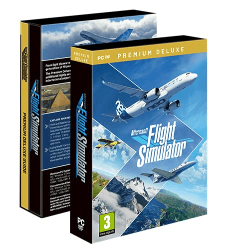 Carátula de Microsoft Flight Simulator 2020 Premium Deluxe Edition - Limited - PC [Esclusiva Amazon.it] [Importación italiana]