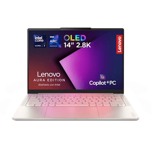 Carátula de Lenovo Yoga Slim 7 Gen 10 – Ordenador Portátil IA Aura Edition - 14'' OLED (Intel Core Ultra 7 258V, Intel AI Boost 47 Tops, 32GB RAM, 1TB SSD, Win11 Home, Wi-Fi7, Copilot+ PC) QWERTY Español, Gris Carátula de Lenovo Yoga Slim 7 Gen 10 – Ordenador Portátil IA Aura Edition - 14'' OLED (Intel Core Ultra 7 258V, Intel AI Boost 47 Tops, 32GB RAM, 1TB SSD, Win11 Home, Wi-Fi7, Copilot+ PC) QWERTY Español, Gris