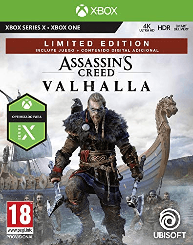 Oferta para el producto Assassin's Creed Valhalla - Limited Edition (Exclusiva Amazon) para Xbox por solo € Carátula de Assassin's Creed Valhalla - Limited Edition (Exclusiva Amazon) para Xbox