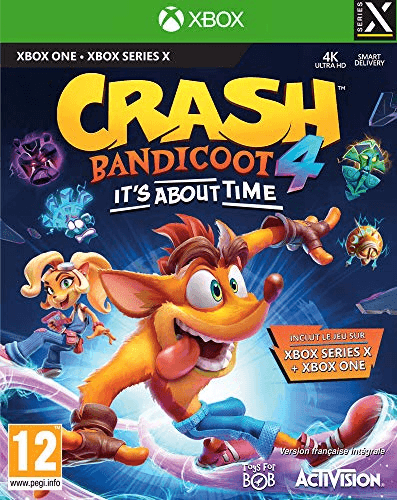 Carátula de Crash Bandicoot 4 It's About Time Importación francesa en castellano - Xbox One | Series
