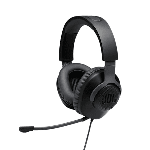 Carátula de JBL Quantum 100 Auriculares para gamers con sonido QuantumSOUND para PC Carátula de JBL Quantum 100 Auriculares para gamers con sonido QuantumSOUND para PC