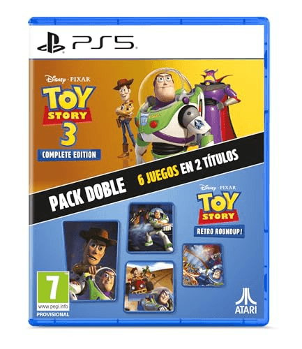 Carátula de Toy Story: Retro Roundup! + Toy Story 3 Complete Edition Double Pack - PS5 para PlayStation