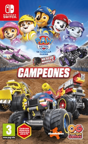Carátula de Paw Patrol: Rescue Wheels Campeones - Nintendo Switch