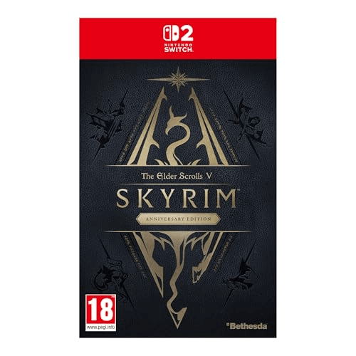Carátula de The Elder Scrolls V: Skyrim Anniversary Edition – Nintendo Switch 2 [Código en la caja]