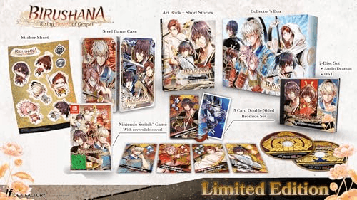 Oferta para el producto Birushana: Rising Flower of Genpei – Limited Edition (Nintendo Switch) por solo 83.78€ Carátula de Birushana: Rising Flower of Genpei – Limited Edition (Nintendo Switch)
