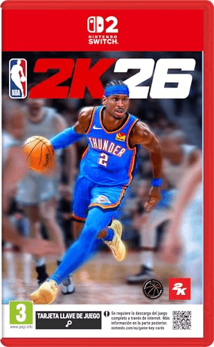 Oferta para el producto NBA 2K26 - Nintendo Switch 2 por solo 14.99€ Carátula de NBA 2K26 - Nintendo Switch 2