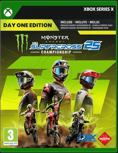 Carátula de Monster Energy Supercross 25 D1 - Xbox Series X